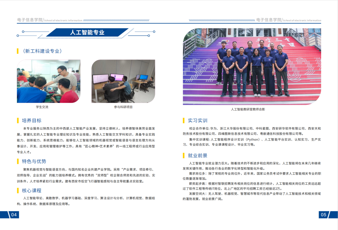 西京学院·电子信息学院2025年招生简章