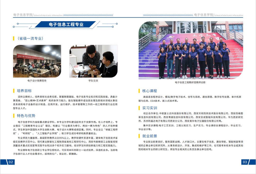 西京学院·电子信息学院2025年招生简章