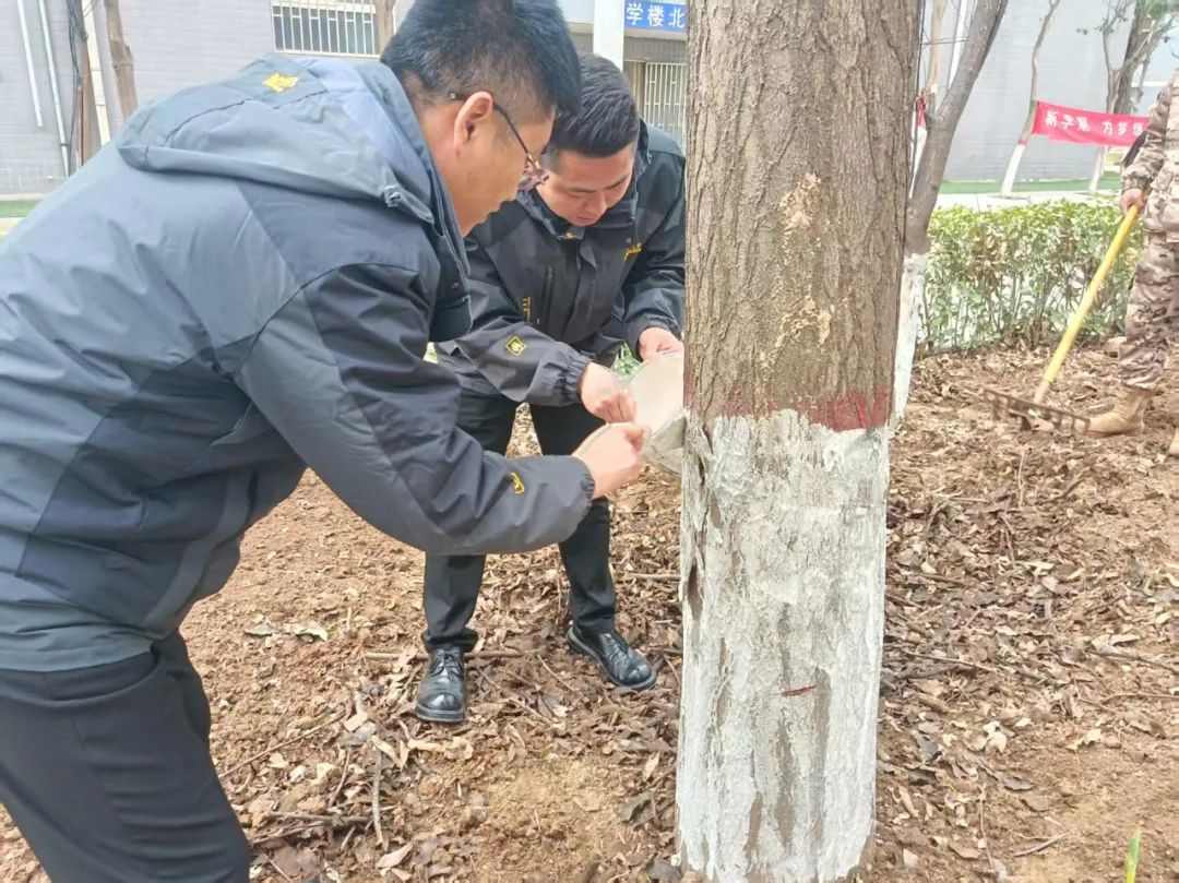 绿意盎然，播种希望—西安轨道交通技师学院植树节活动纪实