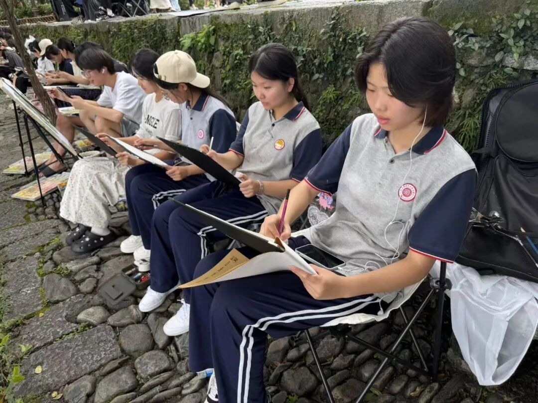 赴皖南徽韵  绘青春画卷 | 西安博雅艺术职业高中赴皖南“研学写生”之旅（一）