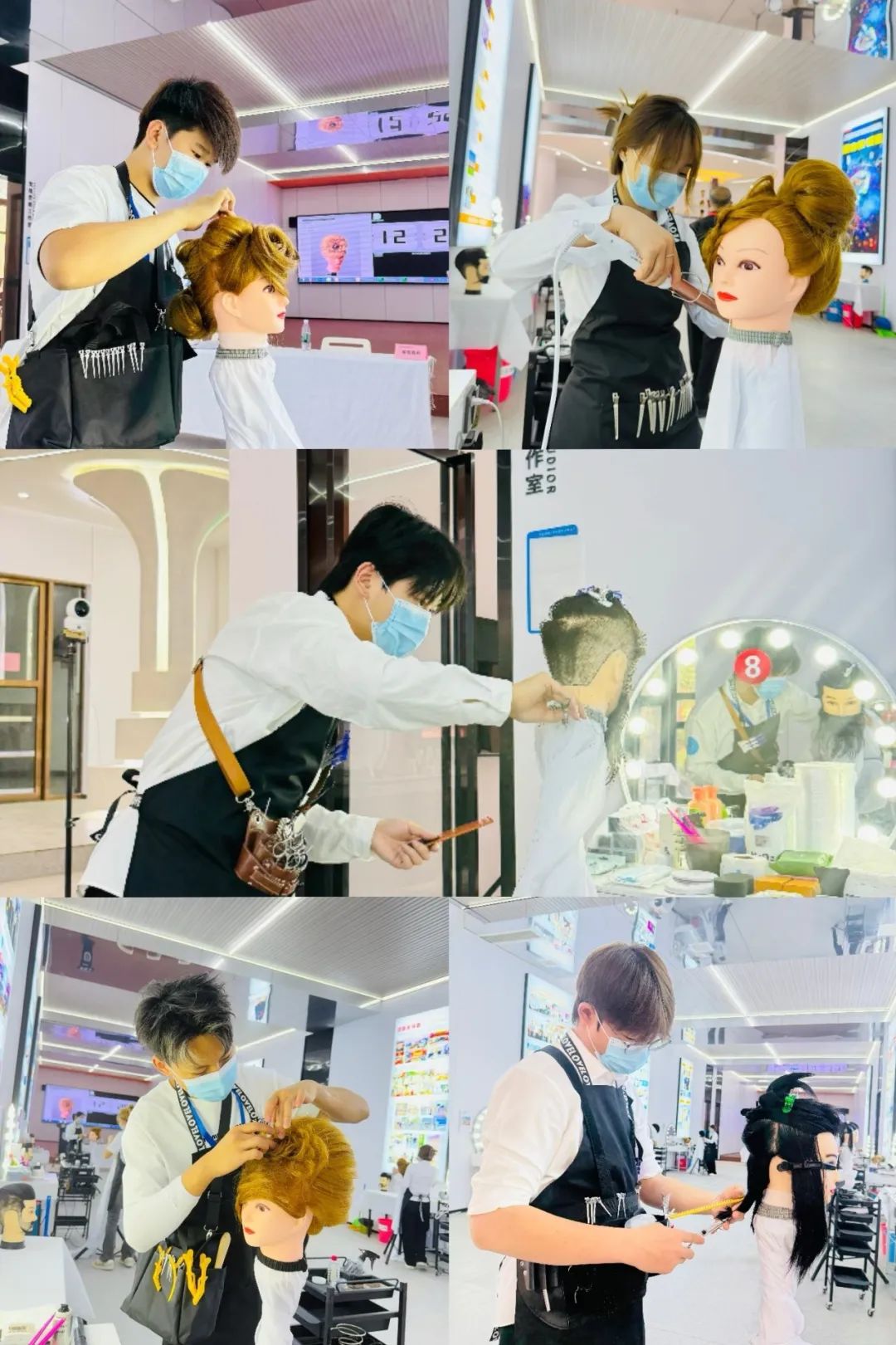 中华人民共和国第三届职业技能大赛陕西省美发项目选拔赛在西安康博尔艺术技师学院盛大启幕