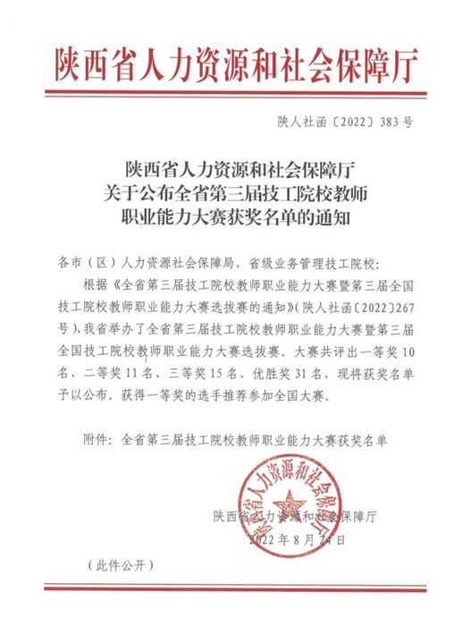 西安铁道技师学院教师斩获陕西第三届全国技工院校教师职业能力大赛一等奖3.jpg