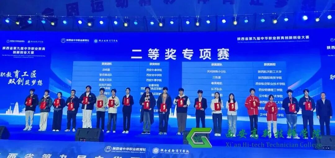 喜报！西安高新技师学院在陕西省第九届中华职业教育创新创业大赛中勇夺多项大奖
