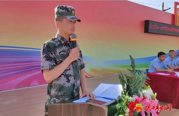 西安博雅艺术职业高中2023新生军训-第三项 军训团营长宣读任职命令1.jpg