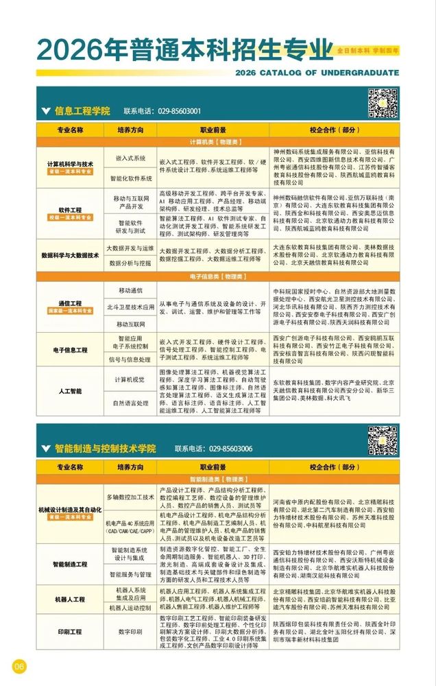 西安明德理工学院2026年招生简章重磅发布！