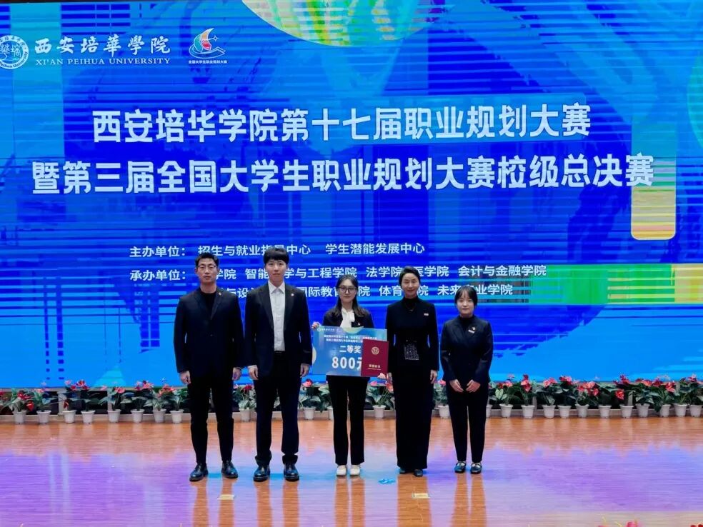 荣誉+N！西安培华学院师生在第三届全国大学生职业规划大赛校级总决赛中荣获佳绩