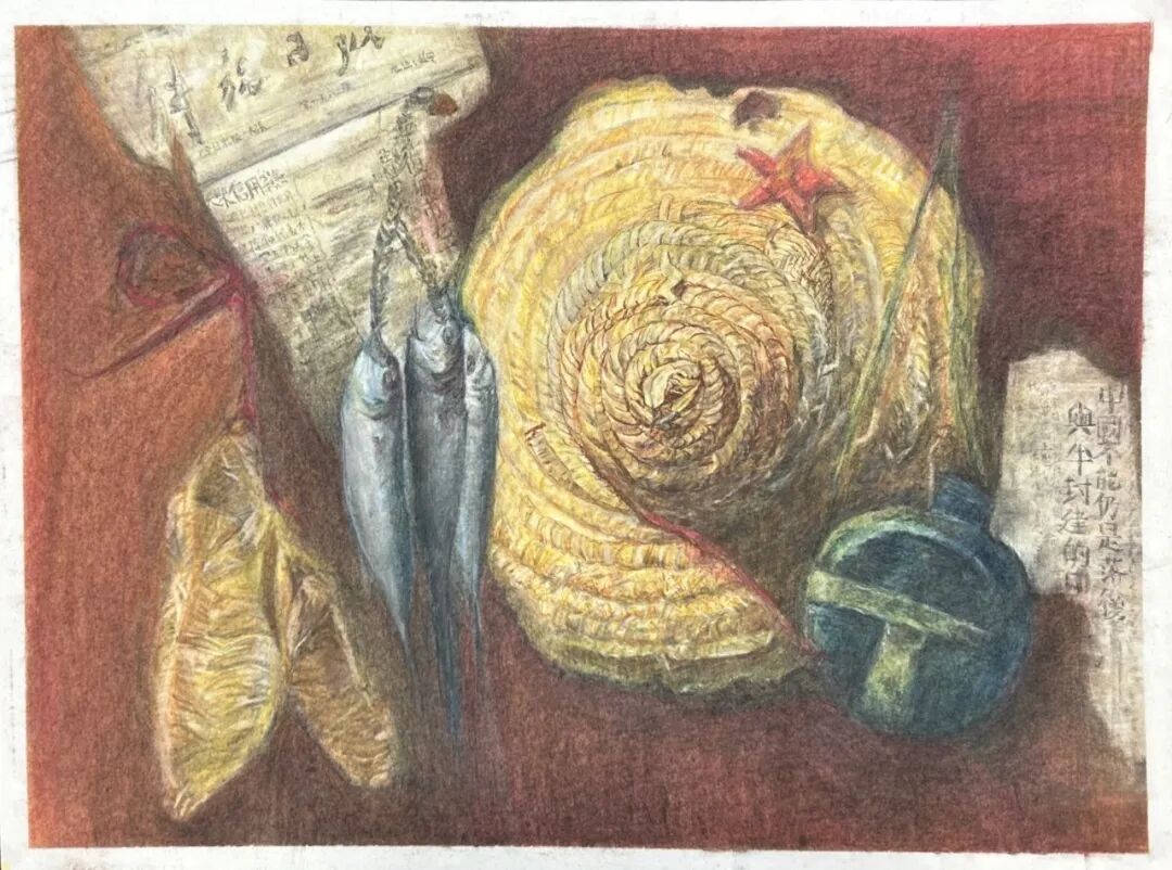 西安博雅艺术职业高中师生用美术作品让延安精神闪耀新时代