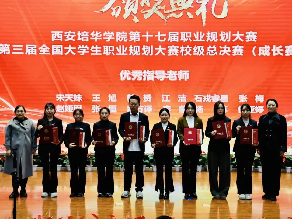 荣誉+N！西安培华学院师生在第三届全国大学生职业规划大赛校级总决赛中荣获佳绩