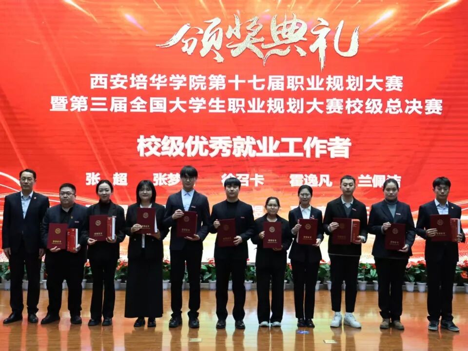 荣誉+N！西安培华学院师生在第三届全国大学生职业规划大赛校级总决赛中荣获佳绩