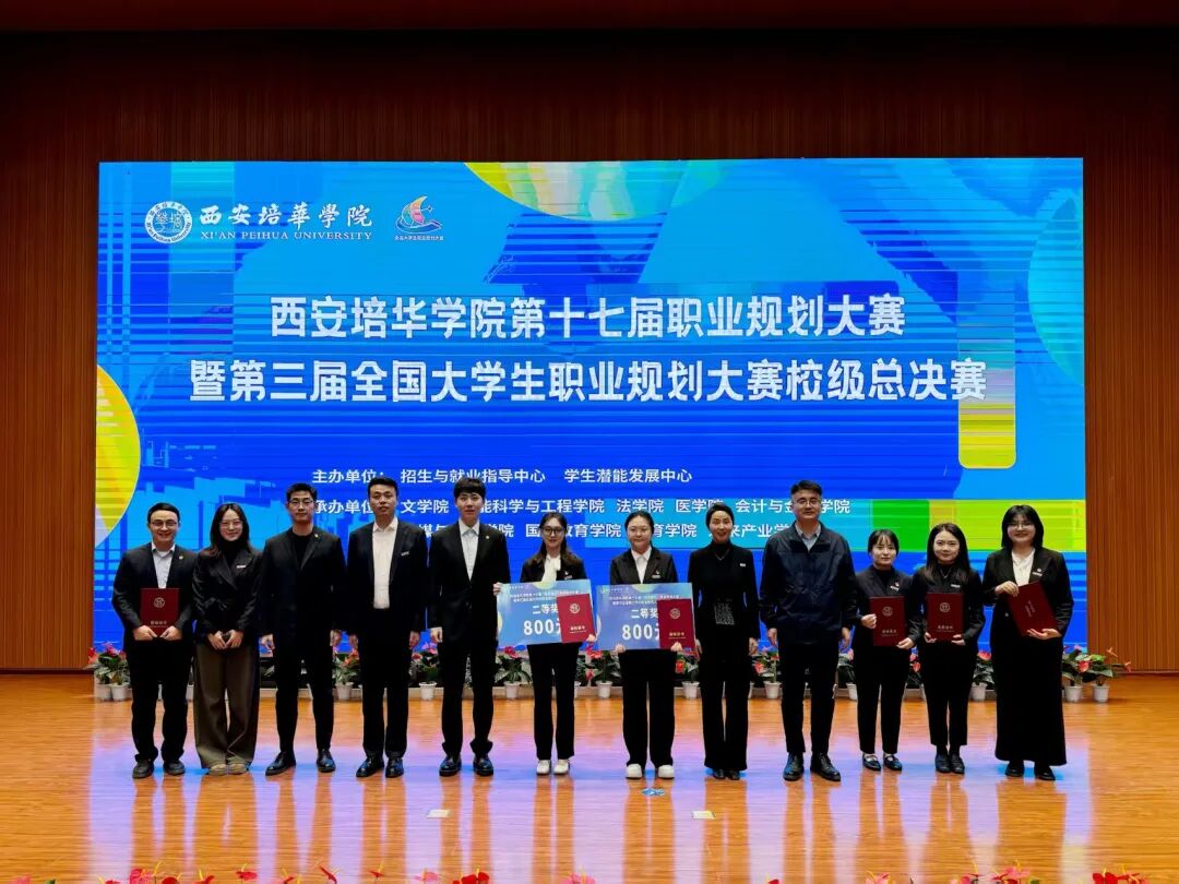 荣誉+N！西安培华学院师生在第三届全国大学生职业规划大赛校级总决赛中荣获佳绩