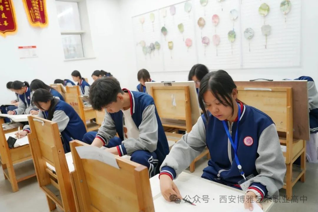 西安长安2025年中等职业学校技能大赛多个赛项在西安博雅艺术职业高中成功举办