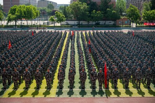 西安城市建设职业学院举行2022级学生军训动员大会9.jpg