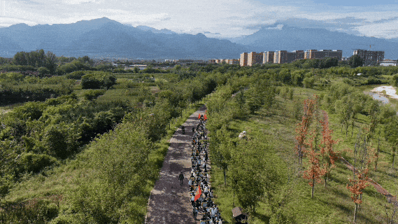 晨光励行 当“燃”青春丨16公里！西安明德理工学院学子步履淬成长！