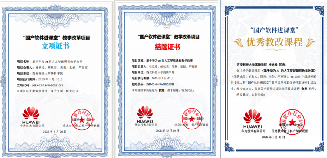 喜报！西安科技大学高新学院AI教改项目荣获全国金奖！