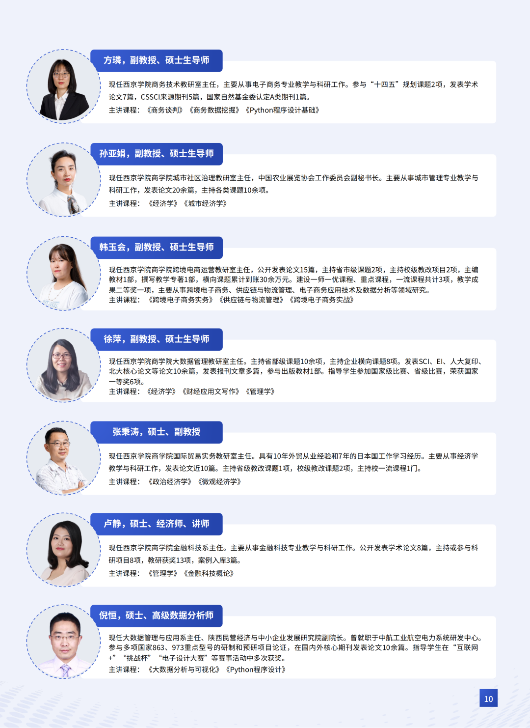 西京学院·商学院2025年招生简章