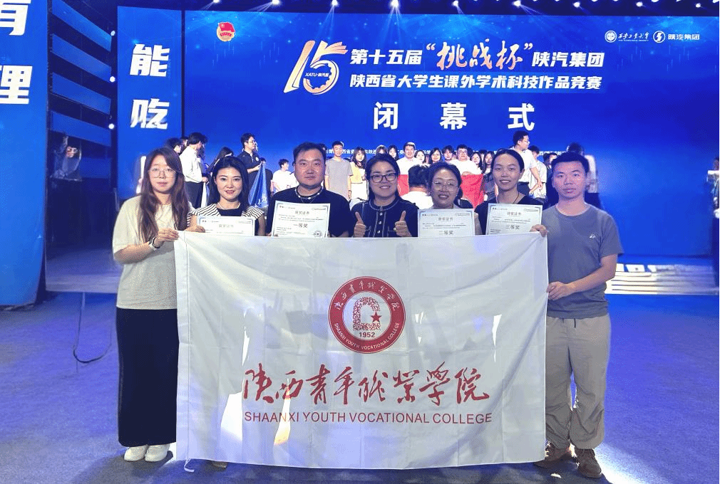 陕西青年职业学院师生在第十五届“挑战杯”省赛中获奖4项