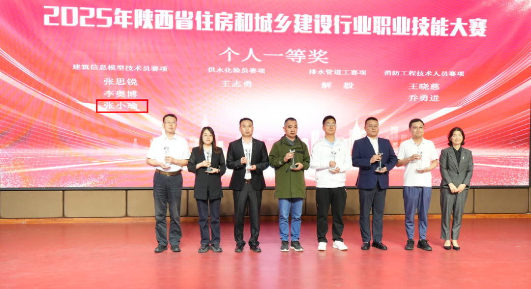 西安建筑工程技师学院荣获团体金奖