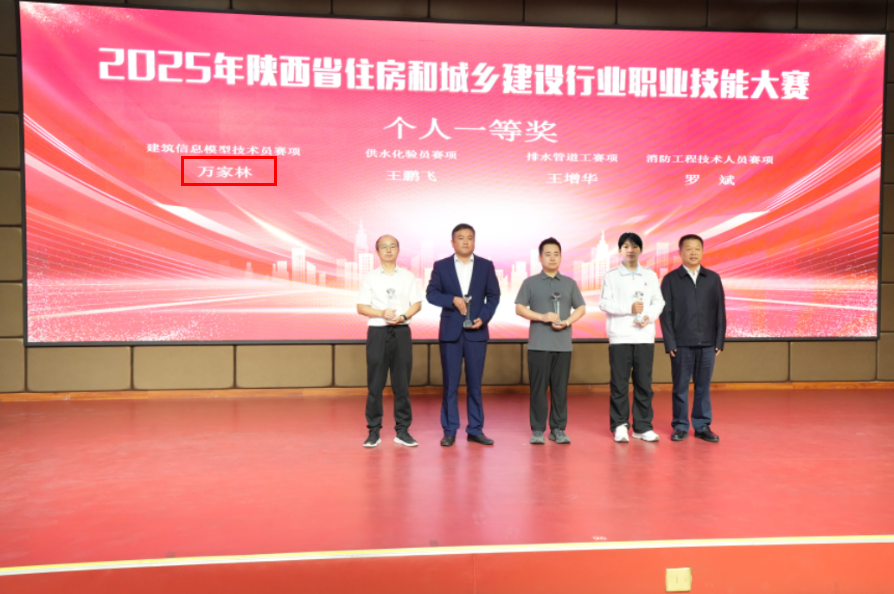 西安建筑工程技师学院荣获团体金奖
