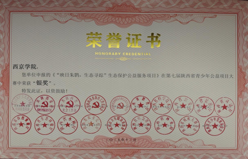 西京学院在第七届陕西省青少年公益项目大赛中斩获佳绩