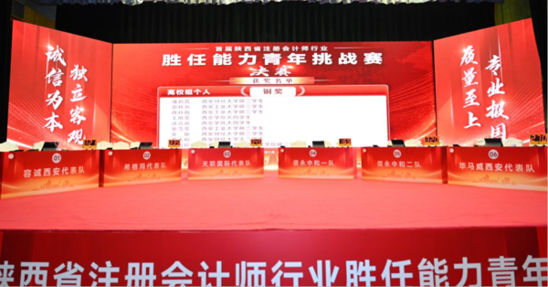 2金4银2铜、4人入选省队！西京学院学子首届陕西省注册会计师行业胜任能力青年挑战赛获佳绩